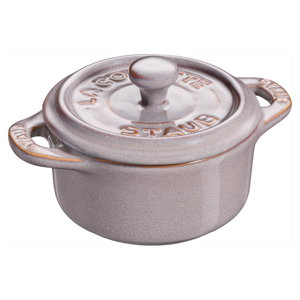 STAUB | CERAMIQUE - Мини-кокот - Ø 100мм - круглый - Керамика - Античный серый