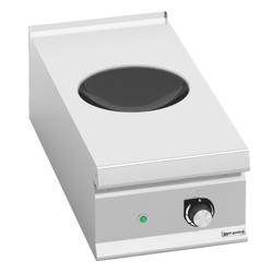Wok a induzione (da banco) - 5,0kW - 1 zona di cottura - Ø 300mm