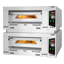 Horno a gas para pizza 9 + 9 x 34 cm