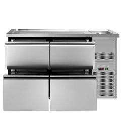 Barkoelkast PREMIUM PLUS - 1550x700mm - 4 laden