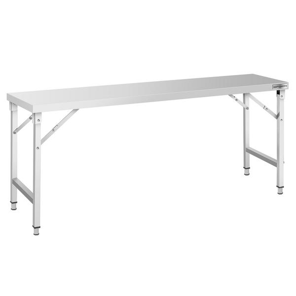 Stół produkcyjny ze stali nierdzewnej - składany - 2000x700mm