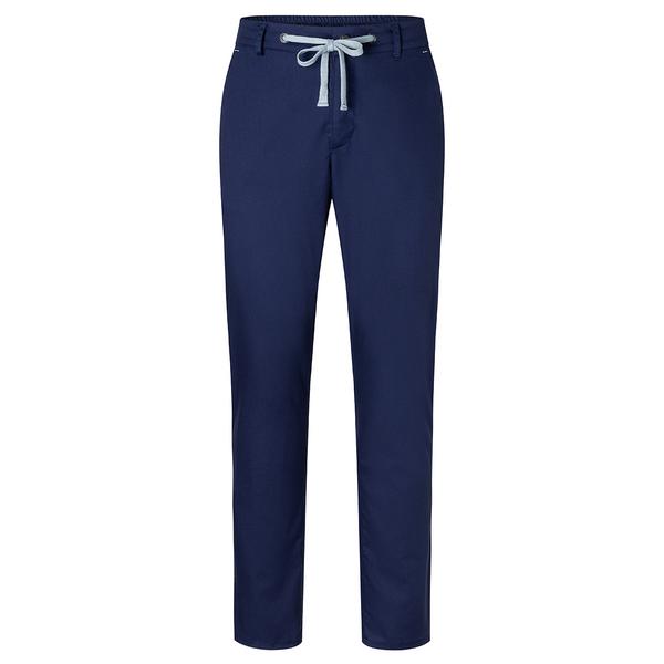 (6 stuks) KARLOWSKY | Heren Modern Stretch Chino Broek - Marineblauw - maat: 46