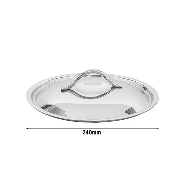 Poklopac - Nehrđajući čelik - Ø 240 mm - Visina: 50 mm