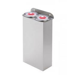 Set di dispenser per tazze doppie - plastica - versione integrabile