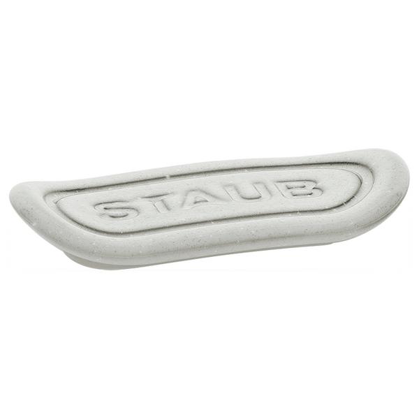 (4) STAUB | Dining Line Ceramic Knife Rest Set – 4-Piece - White Truffle