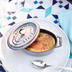STAUB | Mini Cocotte Round Enamelled Cast Iron Casserole Dish – Ø 110 mm – Graphite Grey