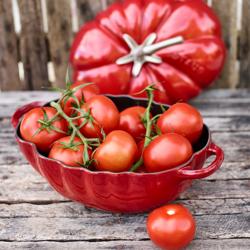STAUB | LA COCOTTE - Cocotte - Tomatenform - 250mm - Gusseisen - Kirsch-Rot