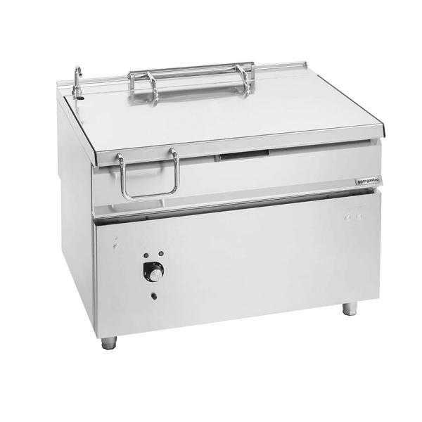 Električna nagibna grill tava - 120 litara - 14,4 kW - Sa motorom 