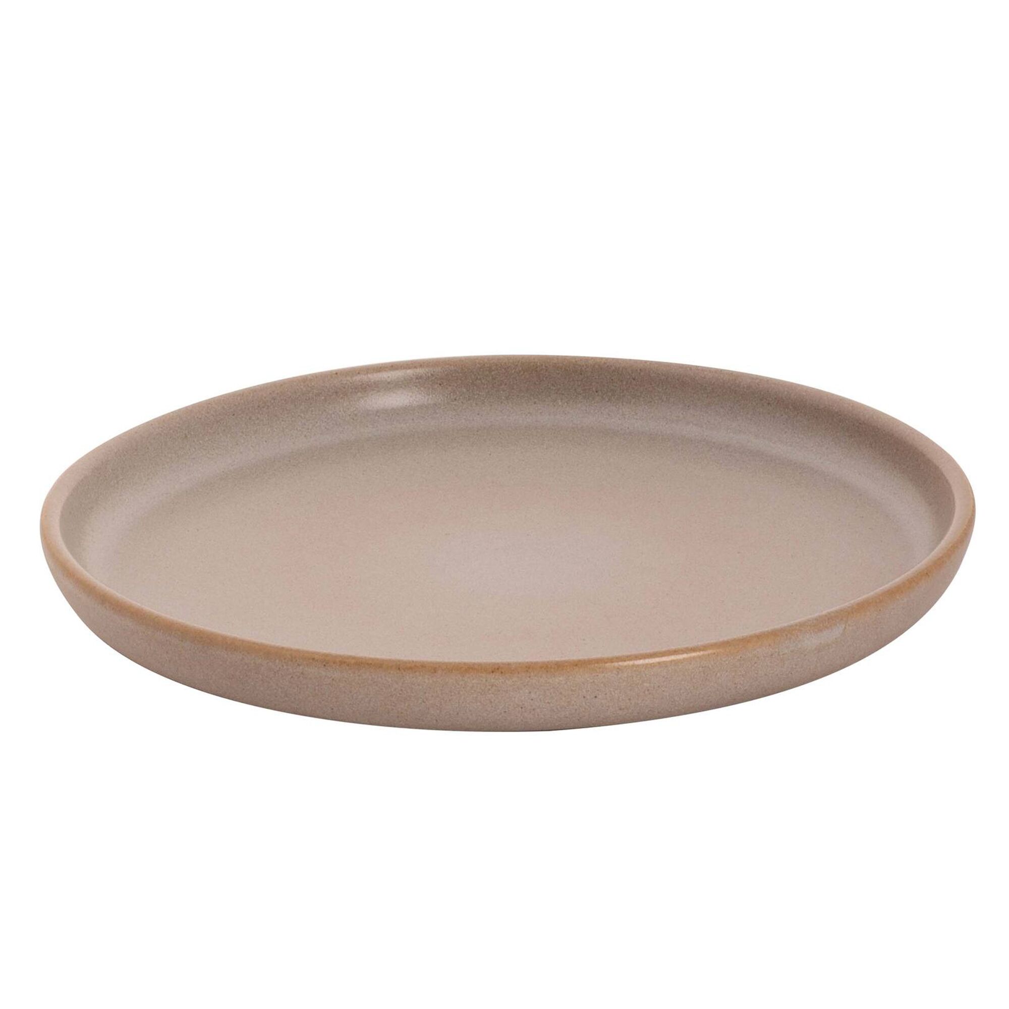(6 Pièces) SANDY LOAM - Assiette - Plate - Ø 220 mm - Gris