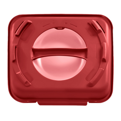 Caja menú - 600ml - indivisa - rojo frambuesa/rosa viejo