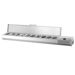 Countertop Prep Well PREMIUM PLUS - 2300x413mm - 10x GN 1/3