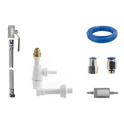 (2 stuks) Portionering spoelbak met geïntegreerde automatische waterstop & terugslagklep