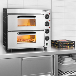 Horno para pizza - 4+4x 20 cm