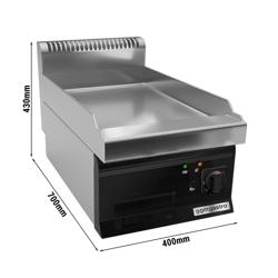 Placa de grelhar elétrica – lisa (3,6 KW)