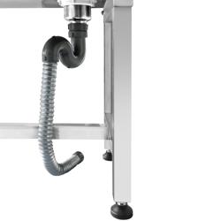 Pet grooming tub – Stainless steel - mixer tap & hand shower - anti-slip mat - 850×480×1076 mm