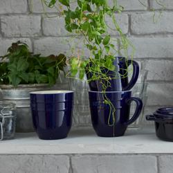 STAUB | CERAMIQUE – kubek – 350 ml – ceramika – ciemnoniebieski