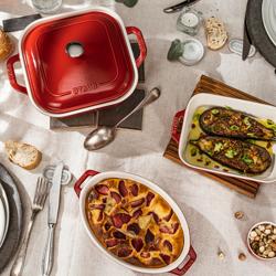 STAUB | CERAMIQUE - Casseruola - 230mm - Ceramica - Rosso ciliegia