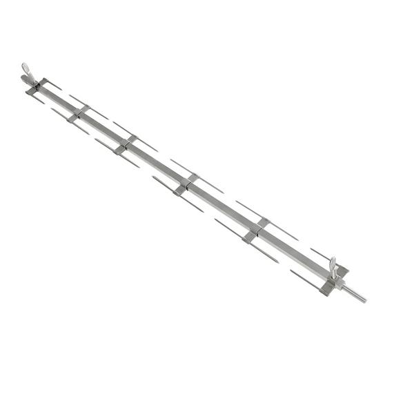 Stainless steel spit sword for chicken rotisserie – fits GHKM & EHKM - 950 mm - sliding skewers