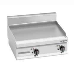 Fry Top elétrico - 8,0 kW - lisa - Superfície de cozedura: 596x430mm