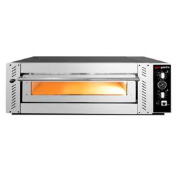 Elektrische pizzaoven - 6x 30cm (diep) - handmatig - incl. onderstel