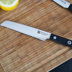 ZWILLING | GOURMET - Bloc de cuțite cu autoascuțire, 7 piese | Cenușiu | Ciocolatiu
