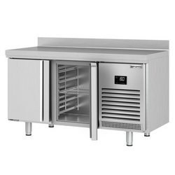 Koelwerkbank Premium PLUS - 1468x700mm - met 2 deuren & met achterwand
