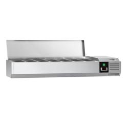 Opzetkoelvitrine PREMIUM - 1600x395mm - 7x GN 1/3