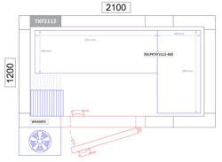 (2 szt.) Regał aluminiowo‑polipropylenowy - 1471x893x1685mm - układ L - 8 półek - Nośność na półkę: 90kg - z odporny na temperatury od -30°C do 90°C; segmenty półek z tworzywa, zmywarkoodporne - w zestawie: 2 regały, 4 stojaki, 16 poprzeczek, 8 półek