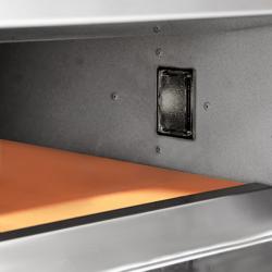 Bäckerei Etagenofen mit Dampffunktion - Touch - 2 Backkammern - inkl. Haube & Gärschrank 8x EN 600x400 - Edelstahl