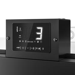 Estante refrigerada de supermercado - 1875 mm - com iluminação LED, portas de vidro isoladas e 5 prateleiras