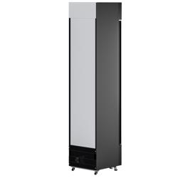 Drankenkoelkast - 435mm - 145L - frameloze glasdeur - lichtbak - zwart