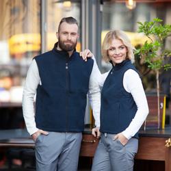 KARLOWSKY | Heren Softshell Vest Classic - Marineblauw - maat: S