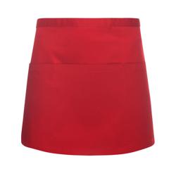 (6 kpl) KARLOWSKY | Esiliina Basic taskulla - punainen