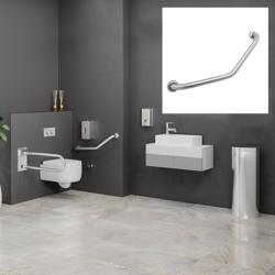 Wandbeugel voor toilet - Rvs - Lengte: 260mm