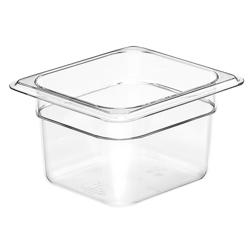 (6 pezzi) CAMBRO | Camview® - Contenitore GN in copolimero 1/6 - Trasparente - Altezza: 100 mm - Senza BPA
