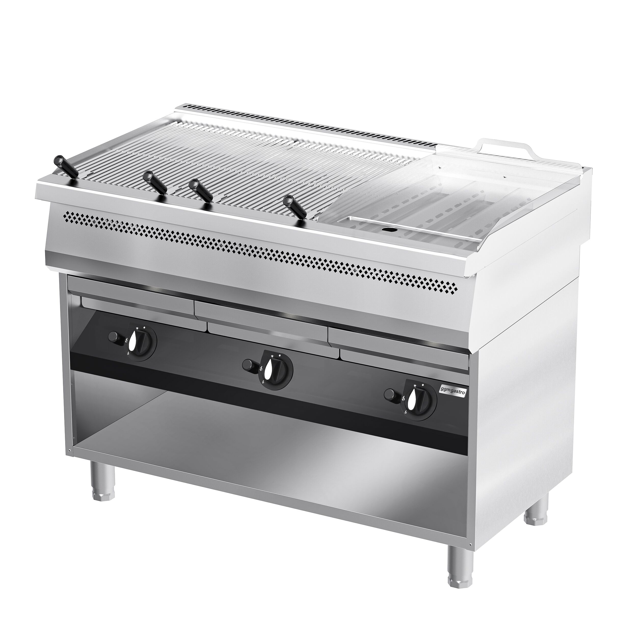 Barbecue à gaz professionnel - 33kW - à poser - P700mm