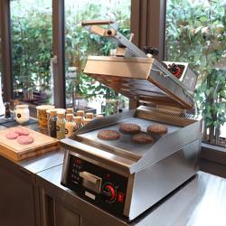 Grill contact haute vitesse | Grill à hamburgers – 6,2 kW – automatique – écran digital  