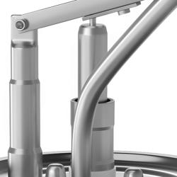 Portion Pump - 8 to 10 litres - suitable for containers - adjustable dose - 40ml per pump - Stainless steel - 280x360mm - without container