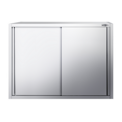 Seinäkaappi ruostumattomasta teräksestä PREMIUM - 1200x400mm - liukuovi - korkeus 1000mm