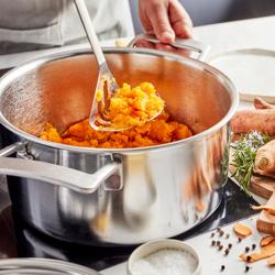 DEMEYERE | Industry 5 Roasting Pot with Lid – Ø200 mm – 18/10 Stainless Steel – Induction Ready