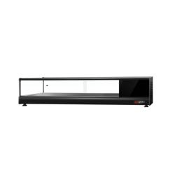 Tapasvitrine PREMIUM - 1376x405mm - 6x GN 1/3 - zwart