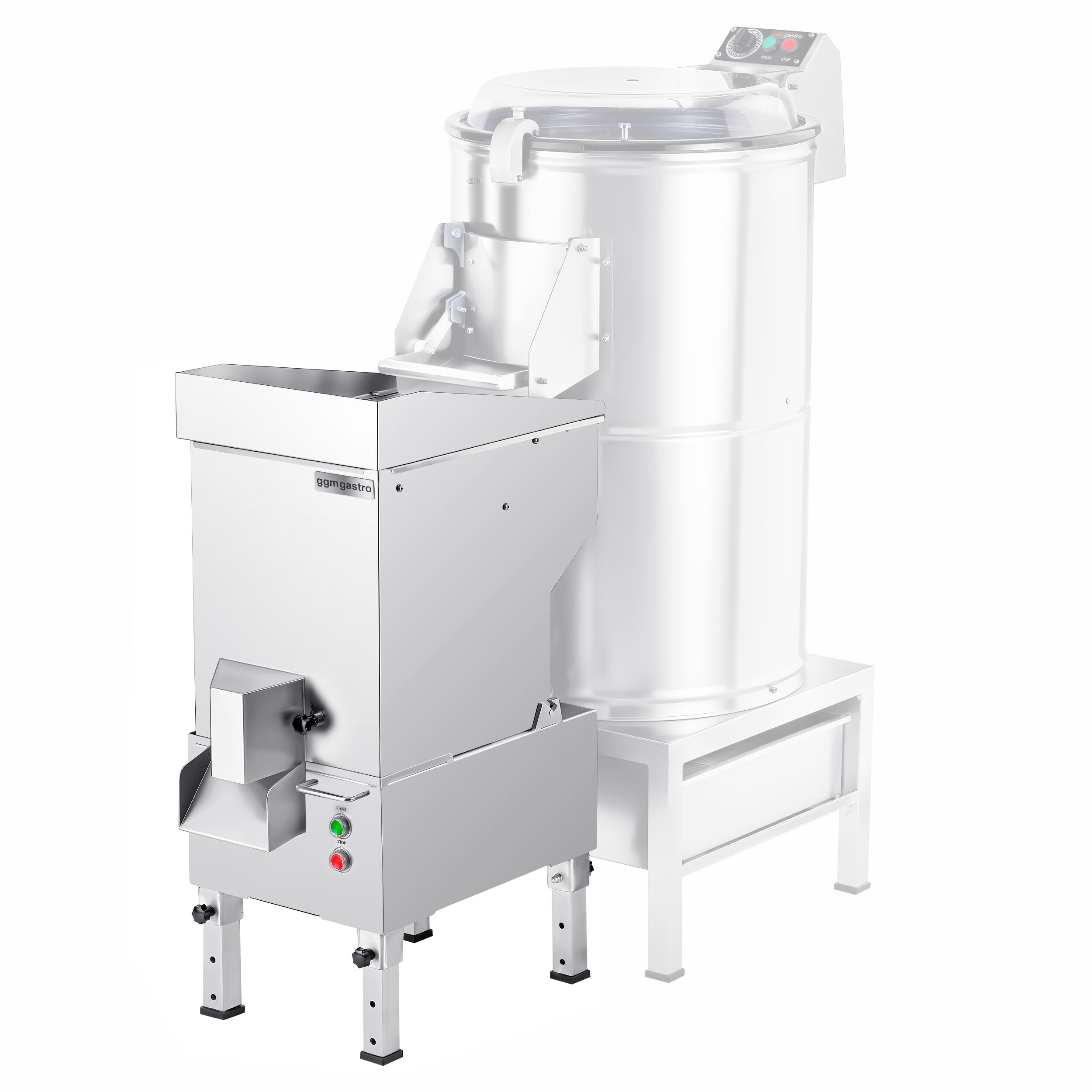 Coupe-frites électrique pour pommes de terre grand débit - 1500kg/h - 370W - 230V