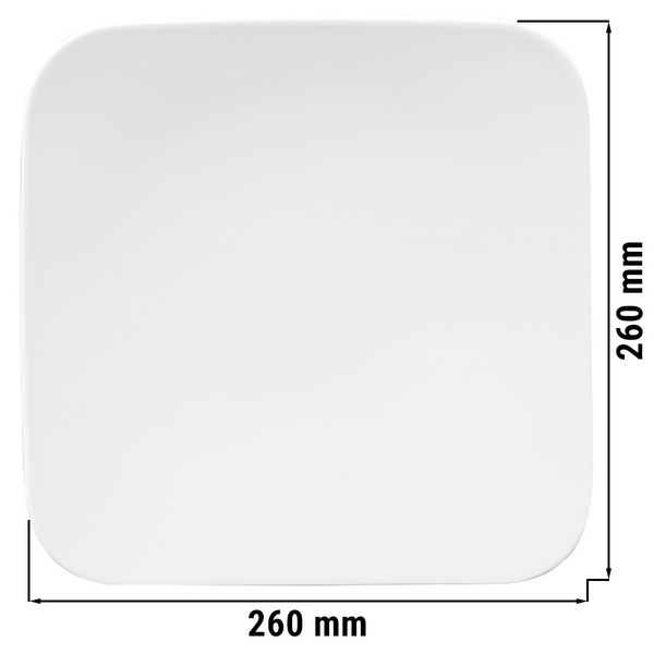(6 Stück) SELTMANN WEIDEN | CoupTeller - flach eckig - 260x260mm