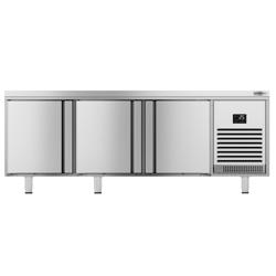Table réfrigérée de boulangerie PREMIUM PLUS - 2185x800 mm - avec 3 portes