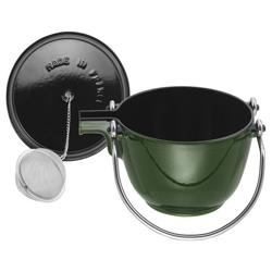STAUB | SPECIALITIES - Teiera - 1,1 litri - Ghisa - Verde basilico