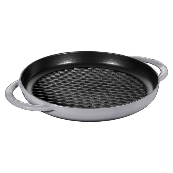 STAUB | GRILL PANS - Poêle à griller - Ø 260mm - Fonte - Gris graphite	
