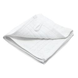 (400 pieces) Cotton Terry Face Cloth – 30 × 30 cm - White - washable up to 95°C - 100% cotton