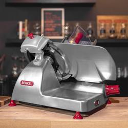 BERKEL | Commercial Pro Line XS25 Electric Gravity Feed Meat Slicer – Ø250 mm - 330 W - Grey