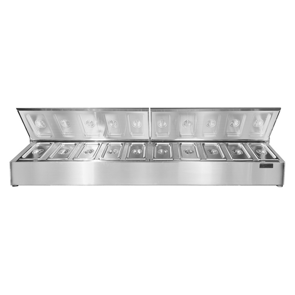 Plataforma de condimentos 10x GN 1/4 