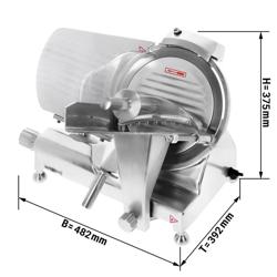 Vleessnijmachine Professioneel - schuin model - 150W - Mes Ø250mm